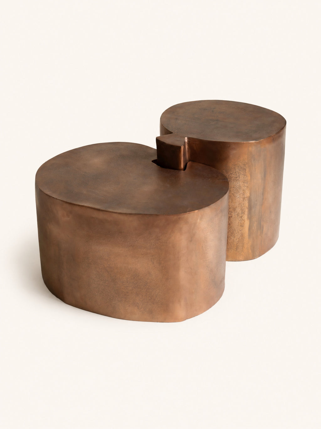 SOLV - Beistelltisch - Aluminium - L 50 x W 46 x H 46 cm - Bronze