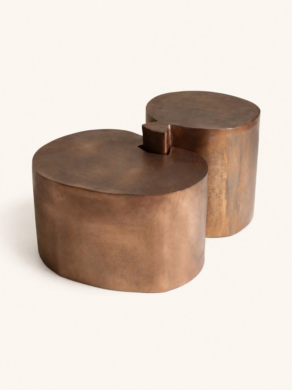 SOLV - Beistelltisch - Aluminium - L 65 x W 50 x H 38 cm - Bronze