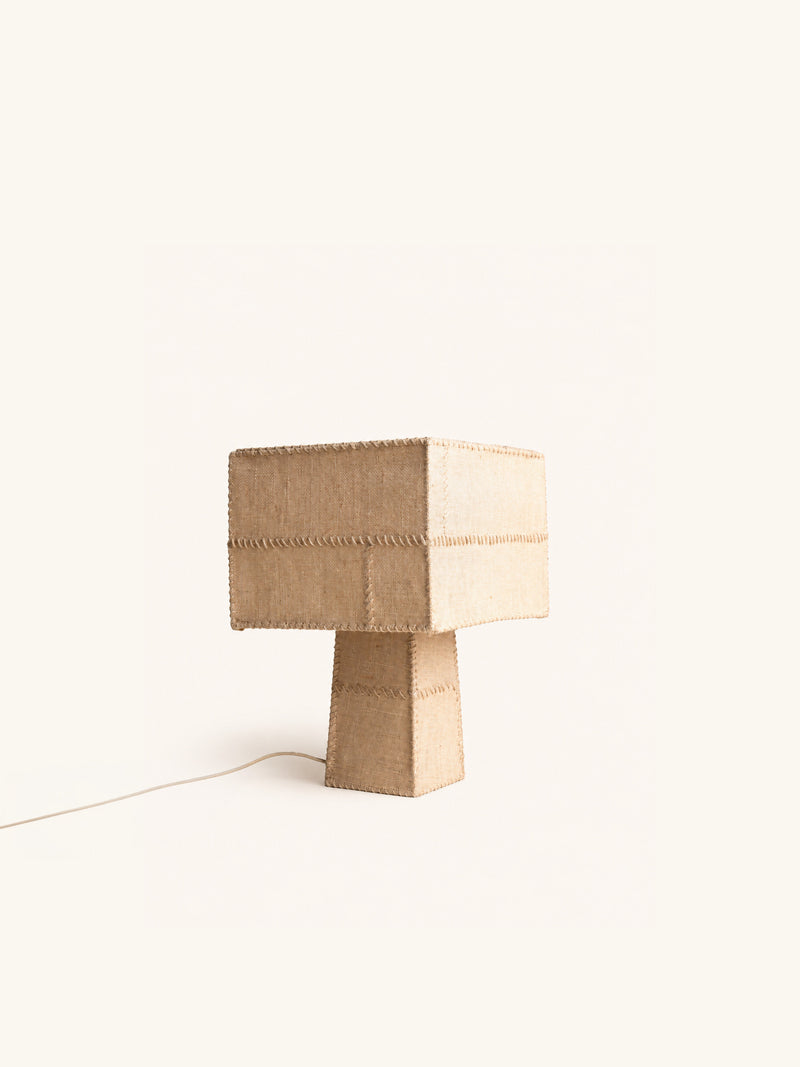 RAW - table lamp - jute - L 34 x W 30 x H 45 cm - natural