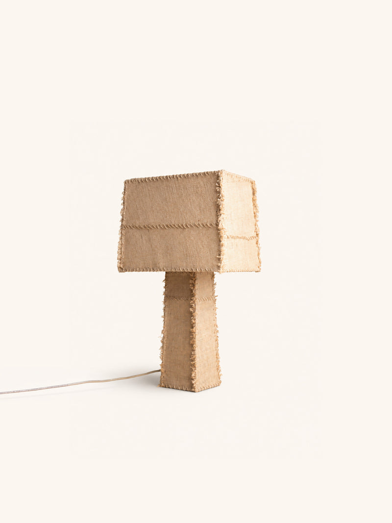 RAW - table lamp - jute - L 34 x W 25 x H 60 cm - natural