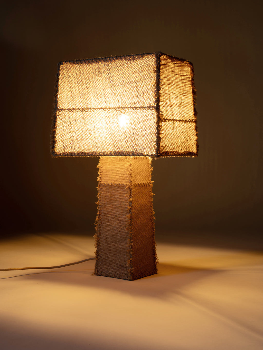 RAW - Tischlampe - Jute - L 34 x W 25 x H 60 cm - Natur