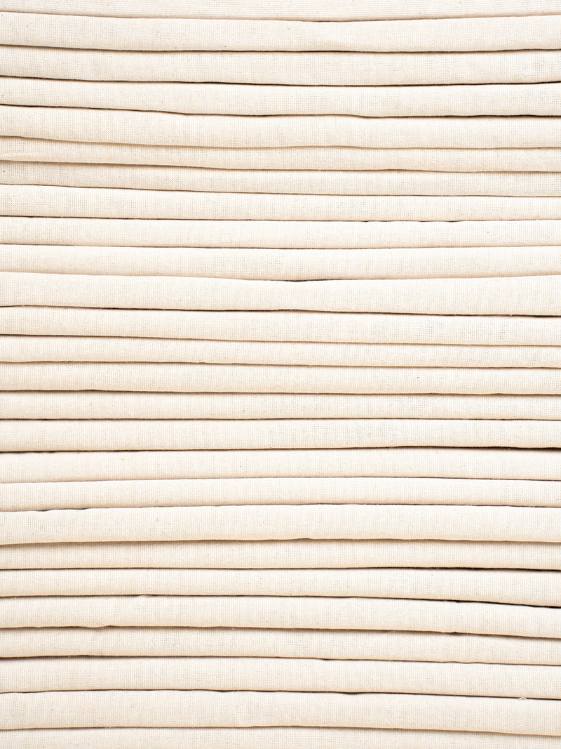 PLICA - decorazione da parete - cotone - L 60 x W 60 cm - bianco