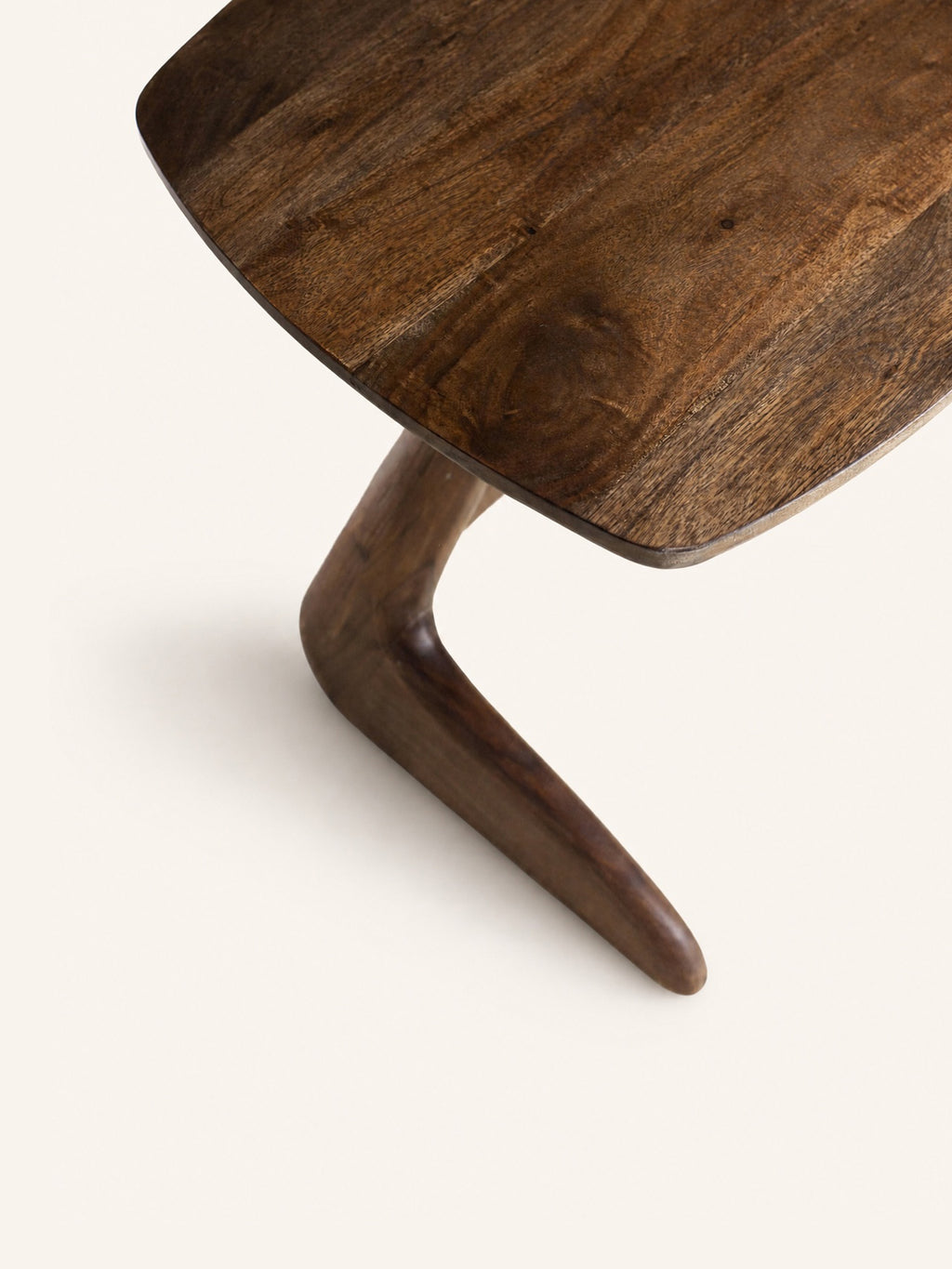 DUON - mesa auxiliar - madera de acacia - L 55 x W 55 x H 55 cm - marrón rojizo