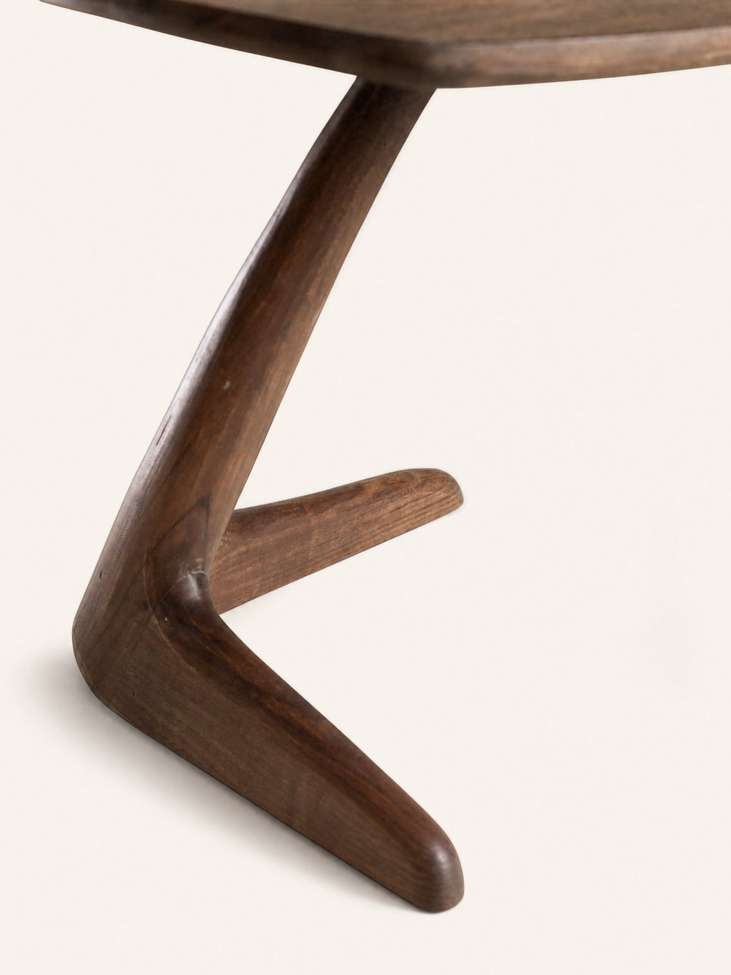 DUON - mesa auxiliar - madera de acacia - L 55 x W 55 x H 55 cm - marrón rojizo