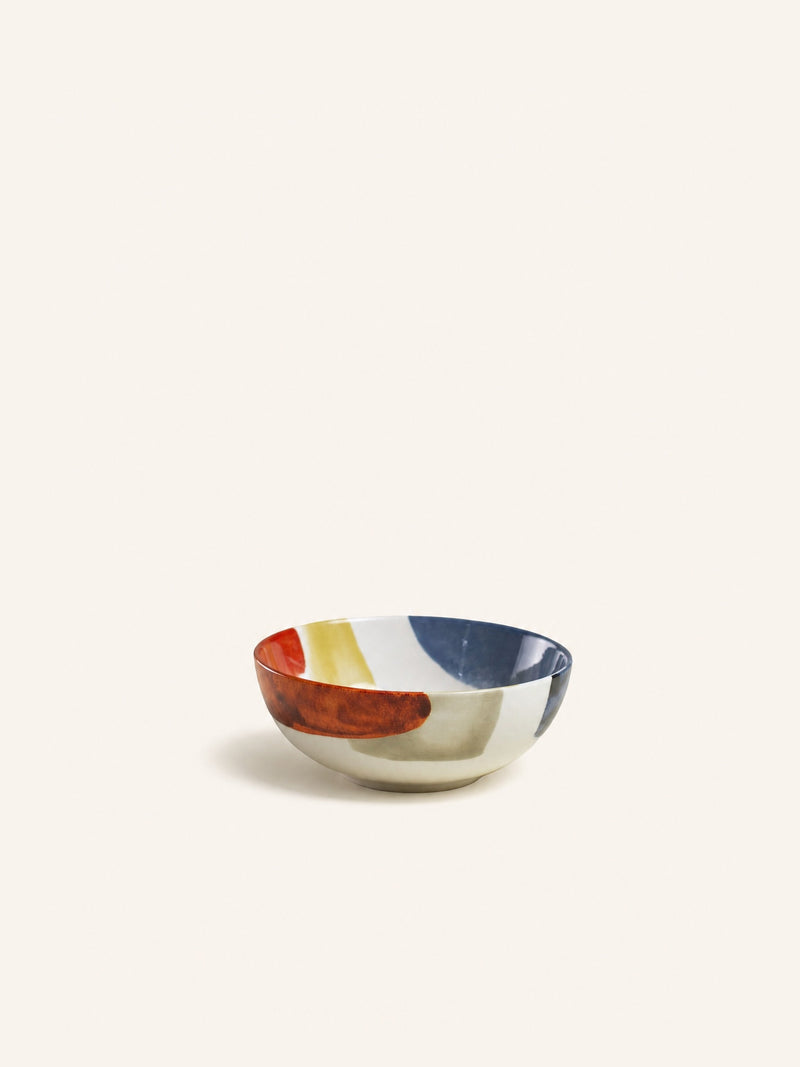 ABSTRA - soup bowl - porcelain - DIA 15,4 x H 6 cm - mix of colors