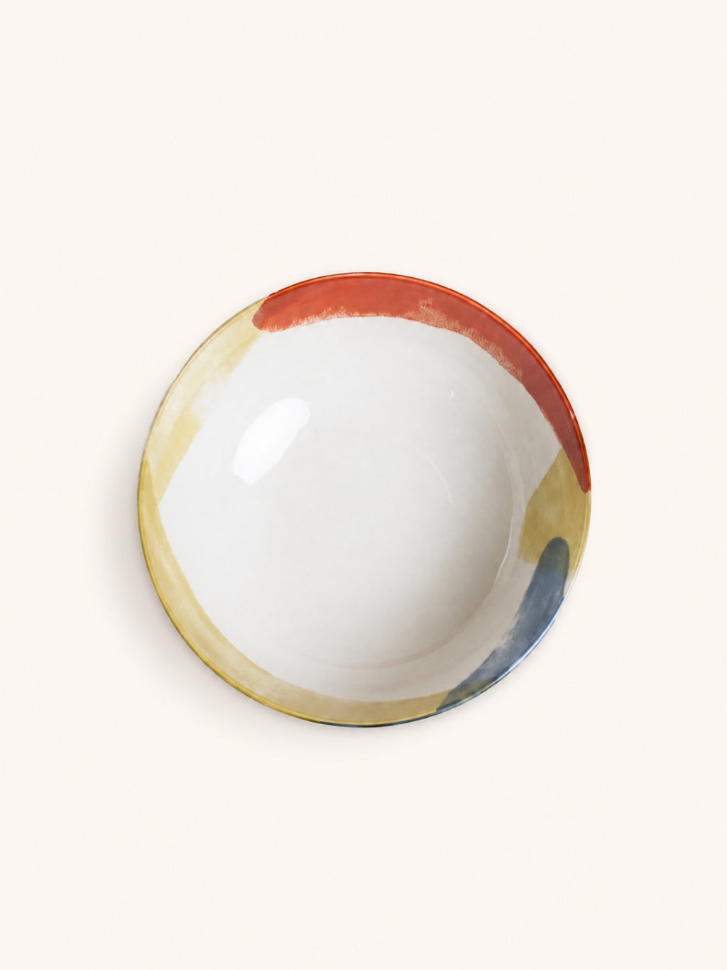 ABSTRA - ensaladera - porcelana - DIA 24 x H 10 cm - mezcla de colores