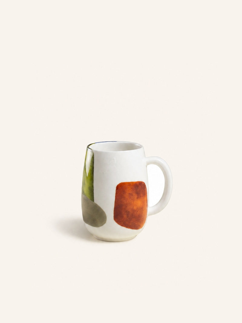ABSTRA - mug - porcelain - DIA 7,2 x H 11,8 cm - mix of colors