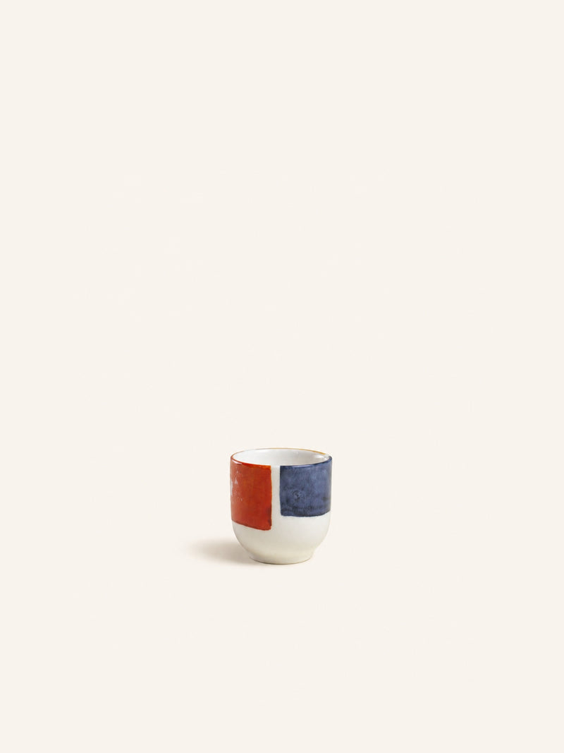 ABSTRA - cup - porcelain - DIA 7 x H 5,3 cm - mix of colors