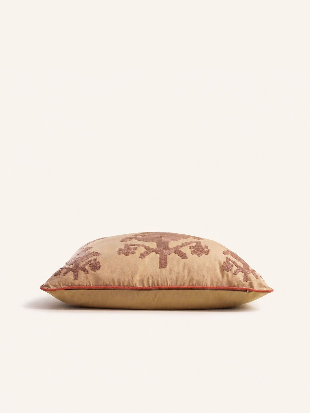 TEMPLA - cojín - algodón - L 60 x W 60 cm - ladrillo