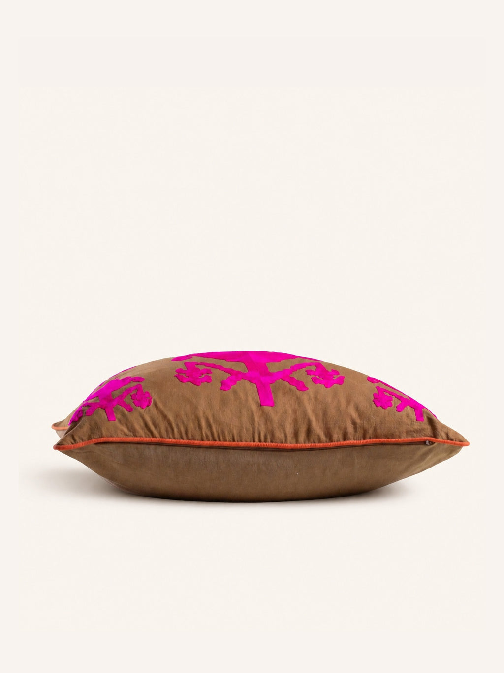TEMPLA - kussen - katoen - L 60 x W 60 cm - fuchsia