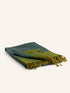 TEMPLA - plaid - lana merino - L 170 x W 130 cm - verde