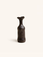 MODI - vase - aluminum - DIA 8,5 x H 25 cm - dark brown