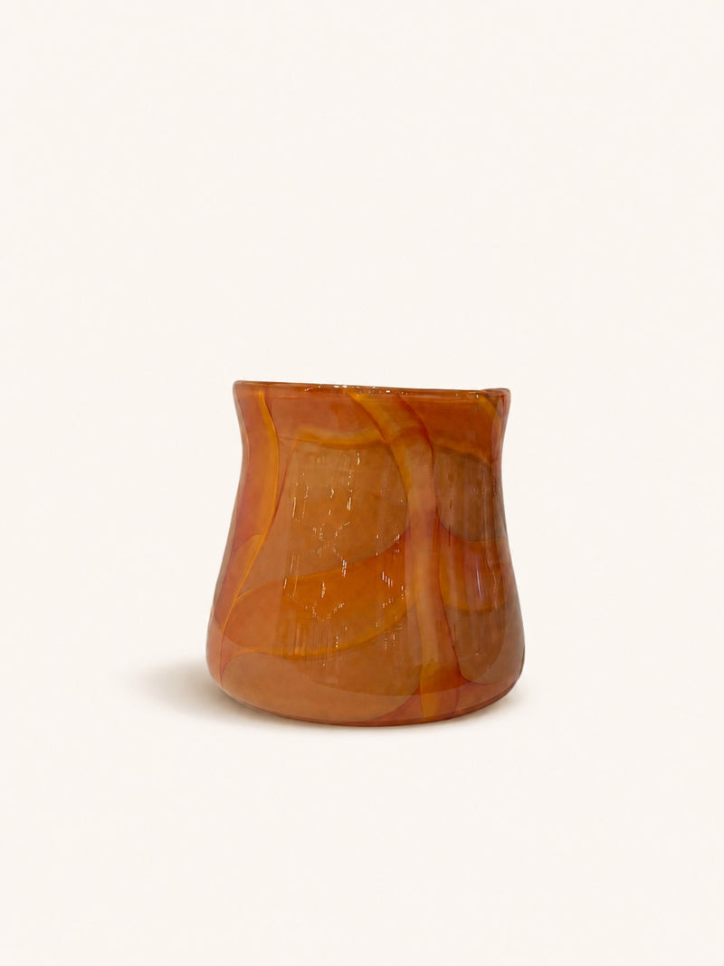 ANIMA - vase/wind light - glass - DIA 17 x H 15,5 cm - mix of colours