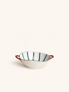 MYKONOS - ovenschaal - porselein - L 24,5 x W 18,5 x H 6 cm - groen