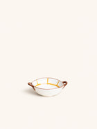 MYKONOS - ovenschaal - porselein - L 17,5 x W 13,7 x H 5 cm - geel