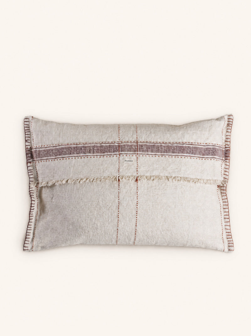 NOMAD - cushion - cotton - L 70 x W 50 cm - ecru