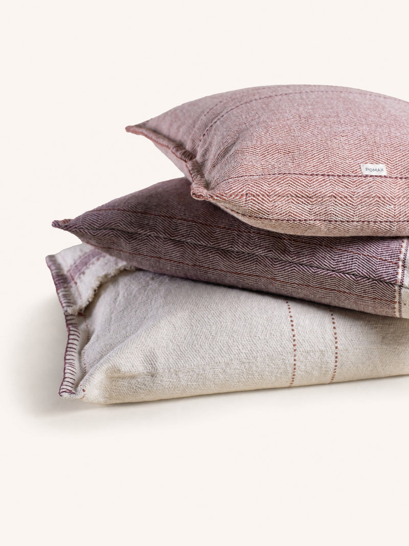 NOMAD - cushion - cotton - L 70 x W 50 cm - ecru