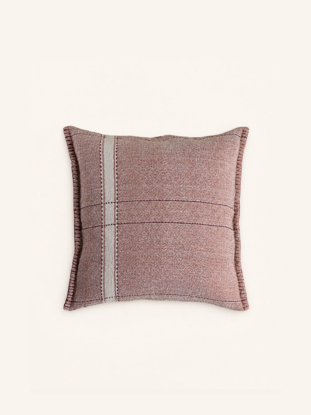 NOMAD - Kissen - Baumwolle - L 50 x W 50 cm - Rostfarben