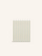 CANDLE - set/8 candles - paraffin wax - DIA 2,2 x H 25 cm - ivory
