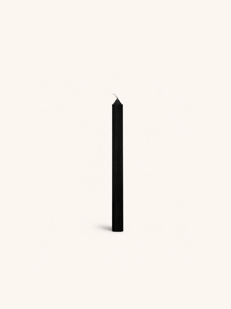 CANDLE - candle - paraffin wax - H 25 cm - black