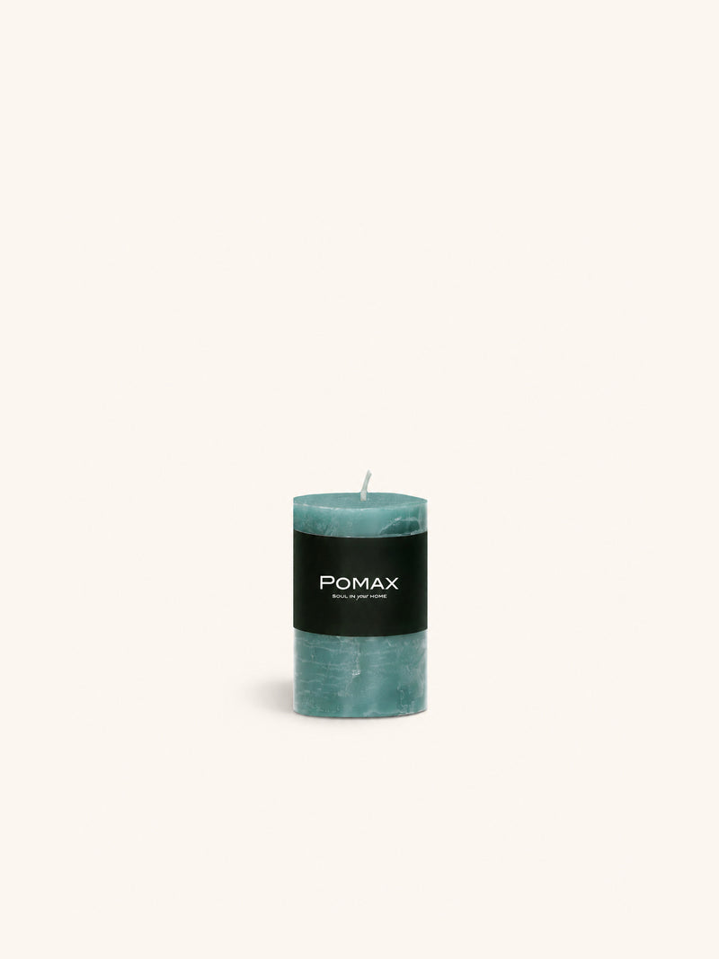 CANDLE - candle - paraffin wax - DIA 5 x H 8 cm - winter green