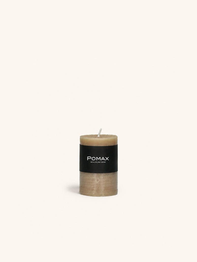 CANDLE - candle - paraffin wax - DIA 5 x H 8 cm - honey