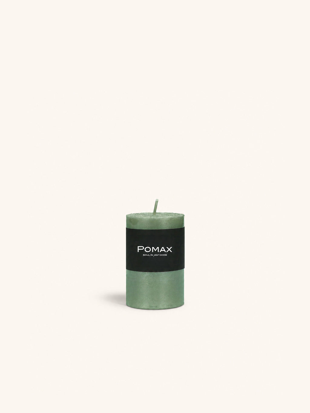 CANDLE - Kerze - Paraffinwachs - DIA 5 x H 8 cm - Hell-Aqua