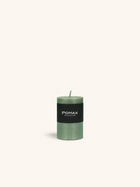 CANDLE - Kerze - Paraffinwachs - DIA 5 x H 8 cm - Hell-Aqua