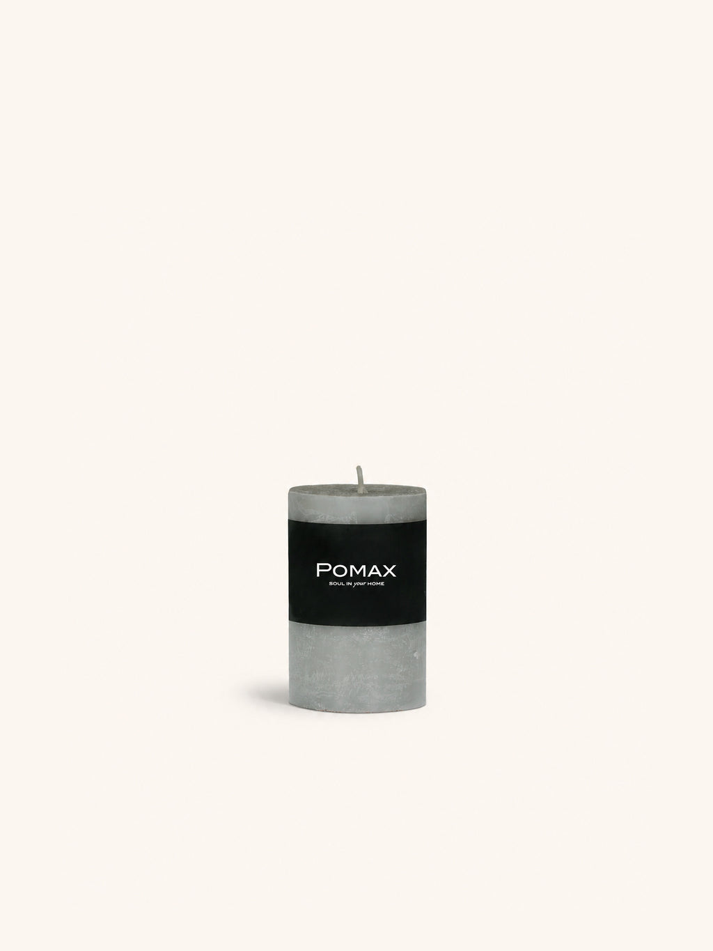 CANDLE - candle - paraffin wax - DIA 5 x H 8 cm - linen