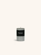 CANDLE - candle - paraffin wax - DIA 5 x H 8 cm - linen