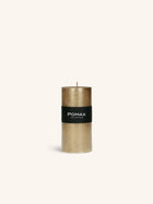 CANDLE - bougie - cire de paraffine - DIA 7 x H 14 cm - champagne