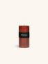 CANDLE - kaars - paraffine wax - DIA 7 x H 14 cm - terracotta