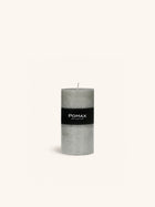 CANDLE - vela - cera de parafina - DIA 7 x H 14 cm - lino
