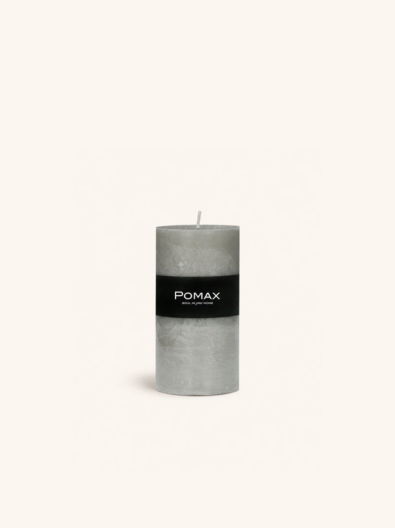 CANDLE - candle - paraffin wax - DIA 7 x H 14 cm - linen