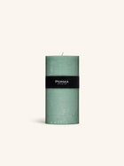 CANDLE - kaars - paraffine wax - DIA 10 x H 20 cm - licht aqua