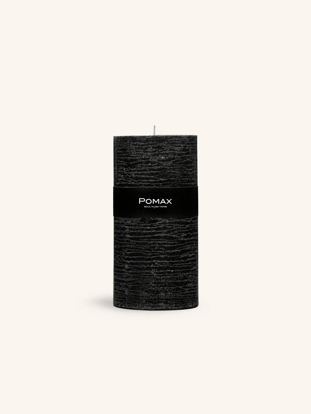 CANDLE - candle - paraffin wax - DIA 10 x H 20 cm - black