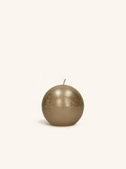 CANDLE - candle - paraffin wax - DIA 9 cm - champagne