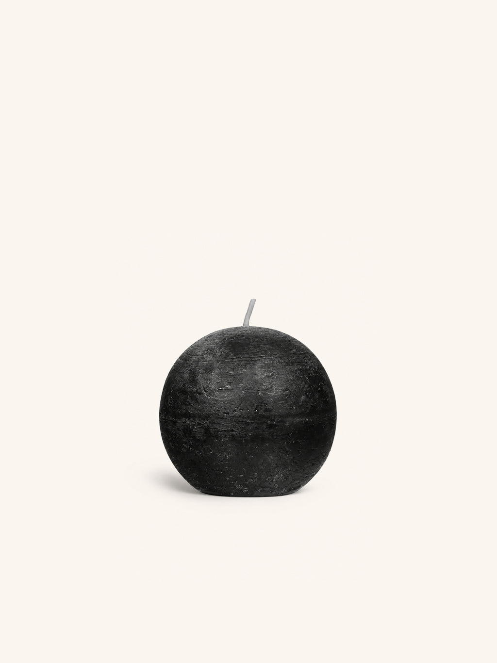 CANDLE - Kerze - Paraffinwachs - DIA 9 cm - Schwarz