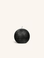 CANDLE - Kerze - Paraffinwachs - DIA 9 cm - Schwarz