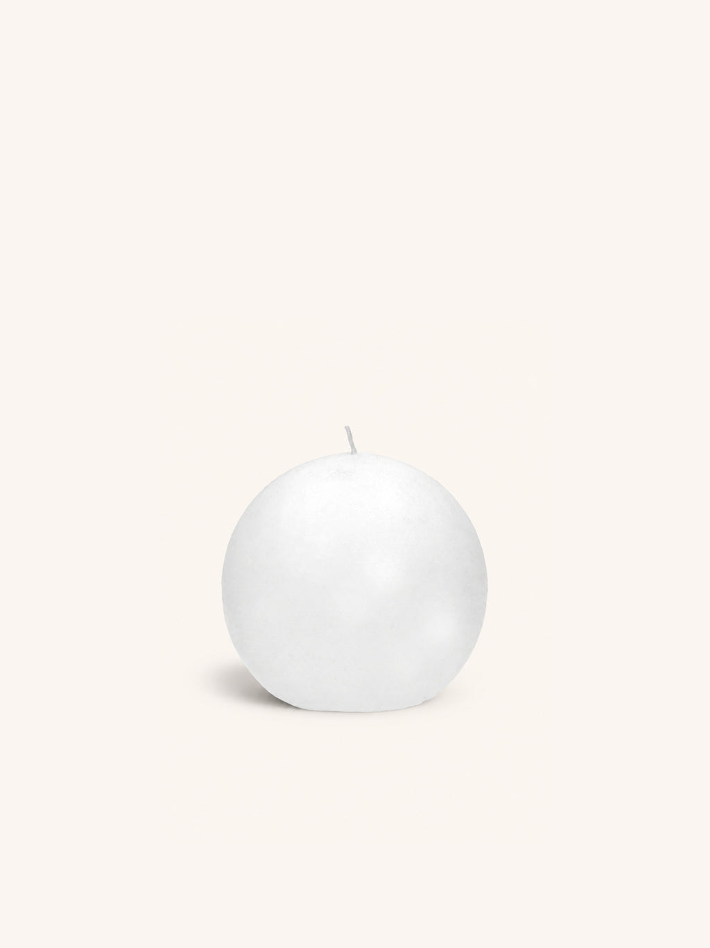 CANDLE - candle - paraffin wax - DIA 9 cm - White