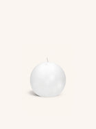 CANDLE - candle - paraffin wax - DIA 9 cm - White