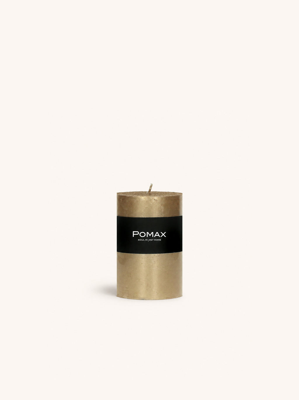 CANDLE - candle - paraffin wax - DIA 7 x H 10 cm - champagne