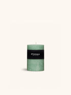CANDLE - candle - paraffin wax - DIA 7 x H 10 cm - light aqua