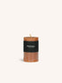 CANDLE - candle - paraffin wax - DIA 7 x H 10 cm - rust