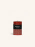 CANDLE - candle - paraffin wax - DIA 7 x H 10 cm - terracotta