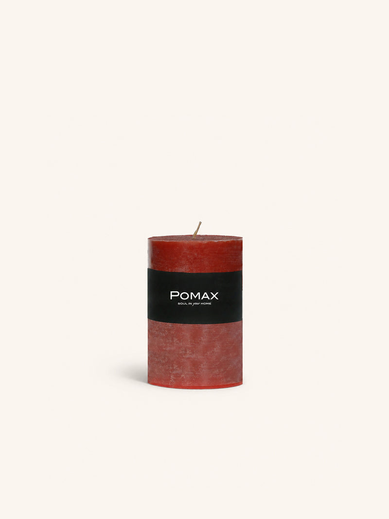 CANDLE - candle - paraffin wax - DIA 7 x H 10 cm - terracotta
